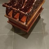 Wooden magazine rack