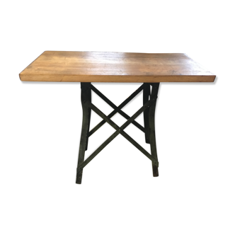 Console wood and metal
