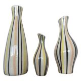 Set of design vases by Jarmila Formánková for Ditmar Urbach, 1970s