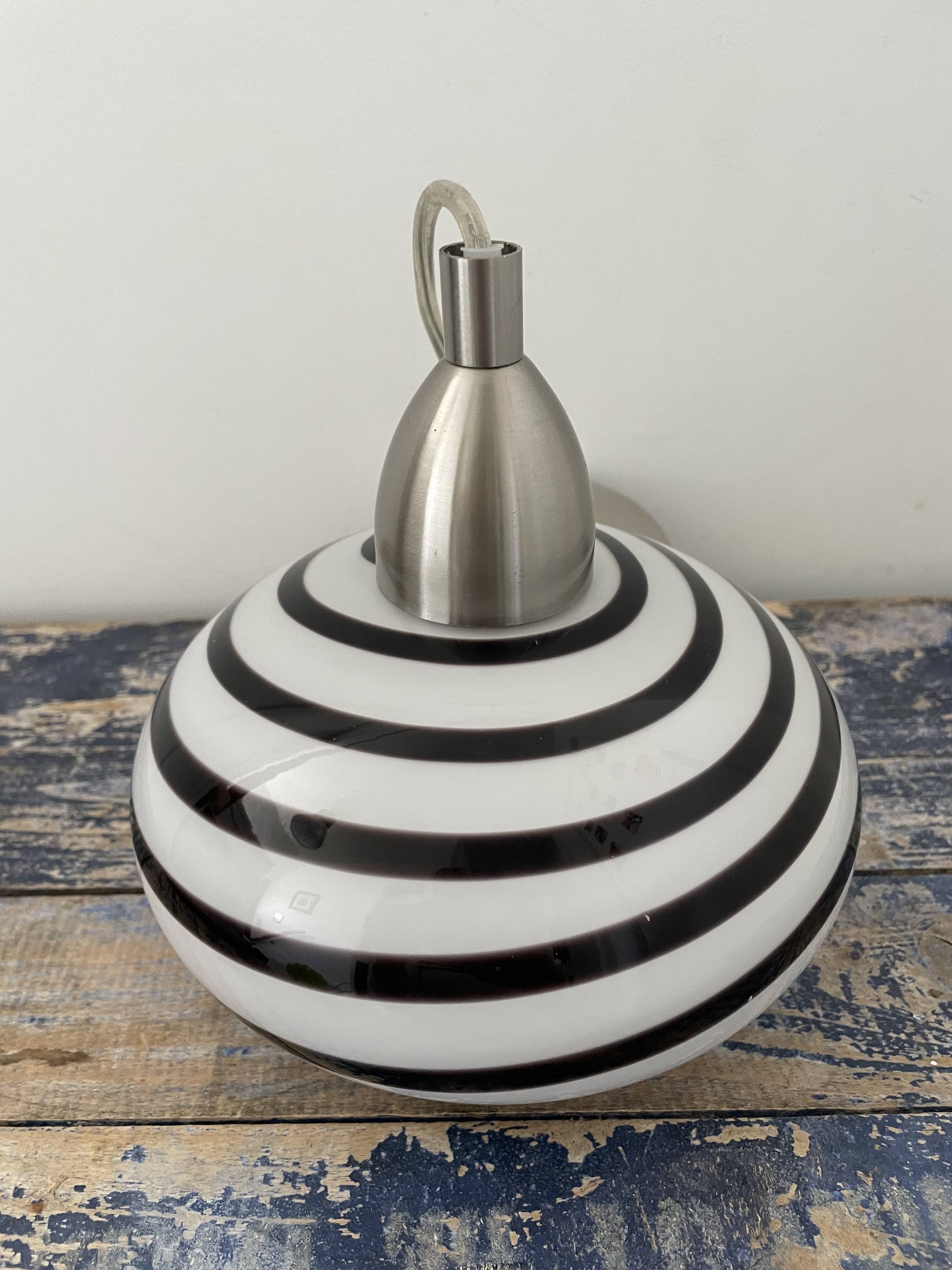 Zebra eglo suspension