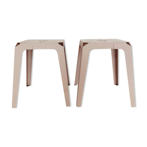 Set de 2 tabourets vintages