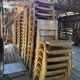 Lot de 50 chaises bistrot empilables vintage 