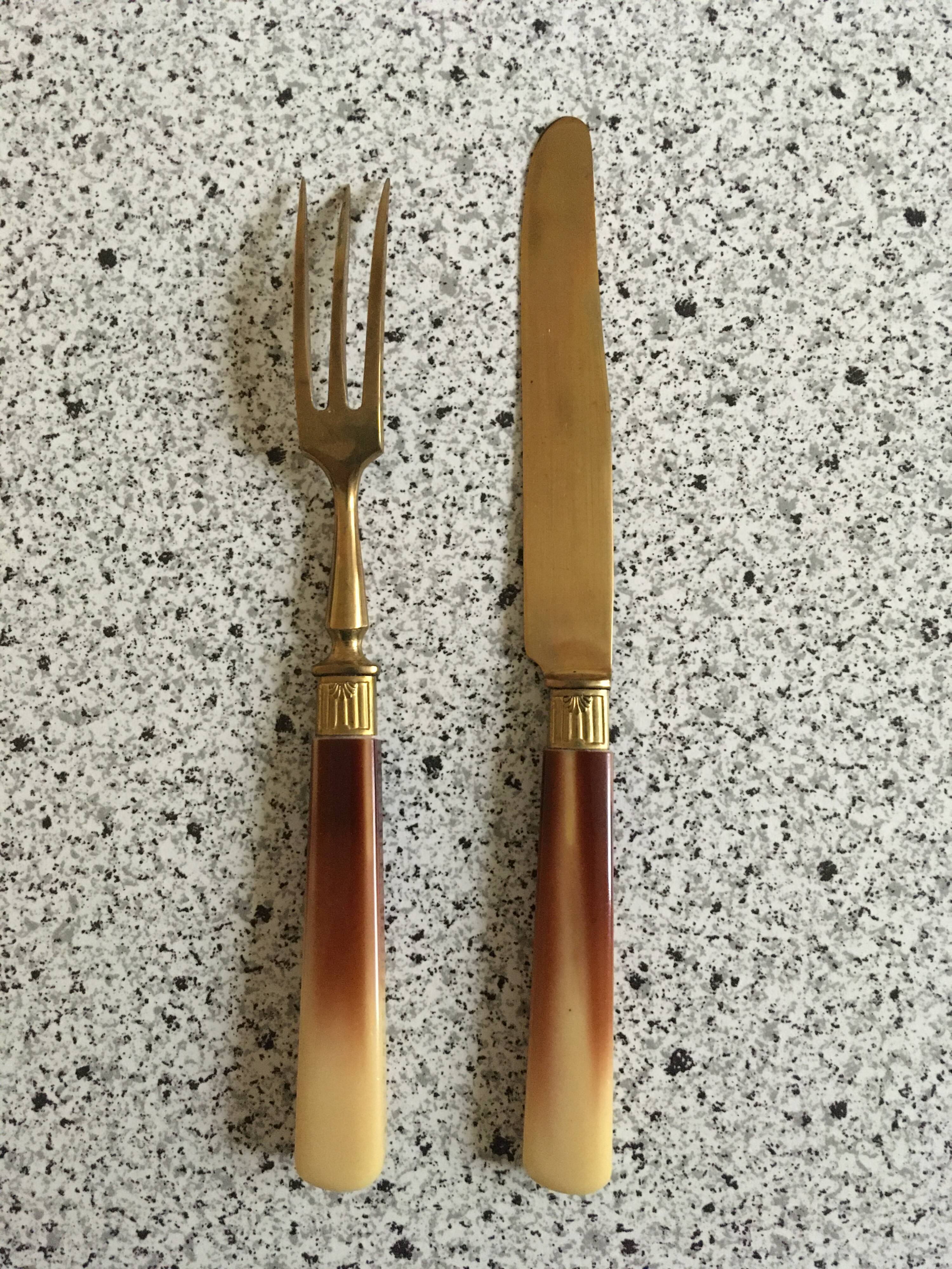 Art Deco fruit cutlery