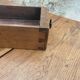 Solid oak farmhouse table with 2 drawers 1900