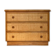 Commode vintage en rotin et bambou