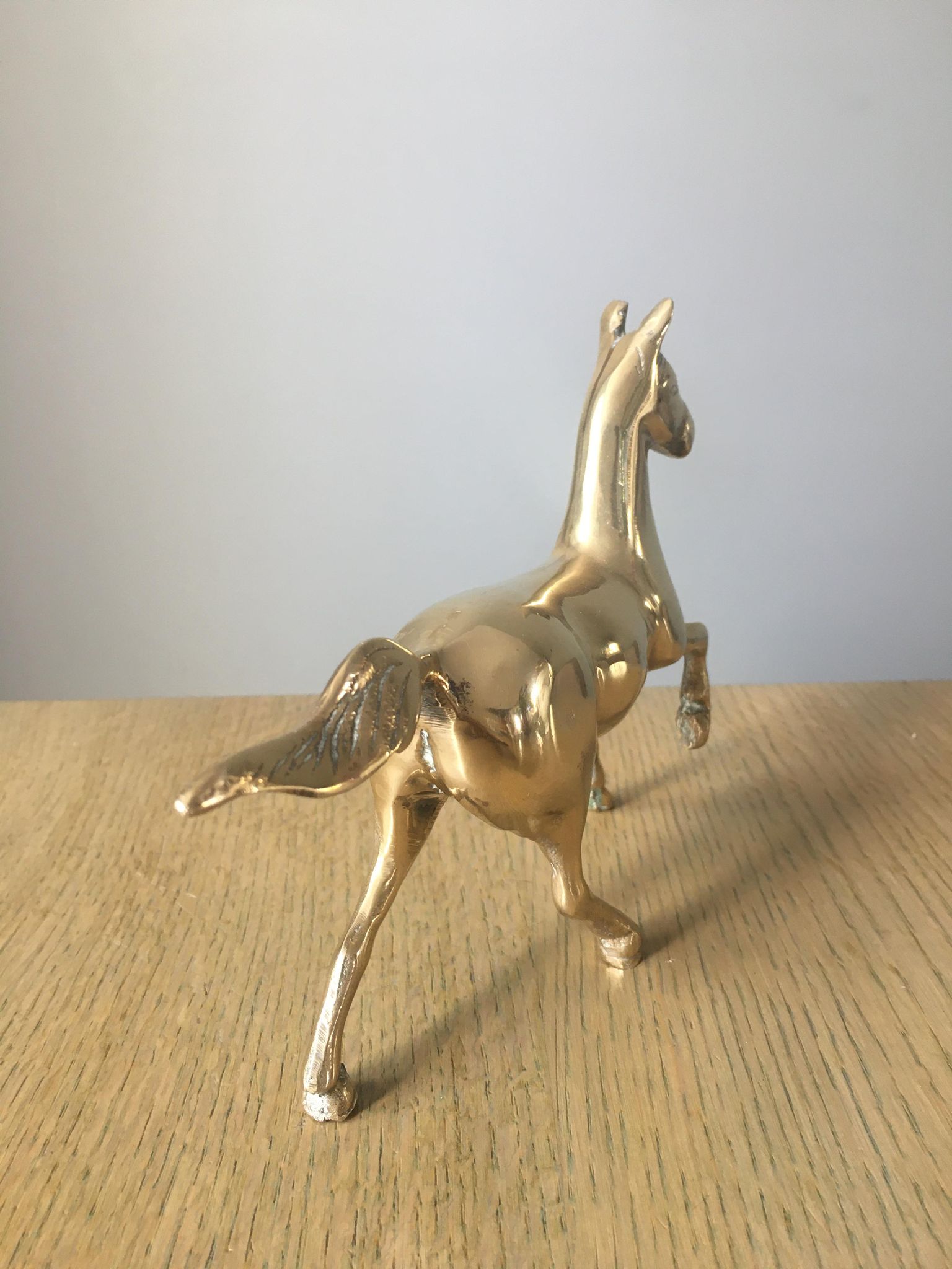 Brass horse