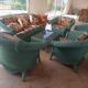 Large rattan lounge