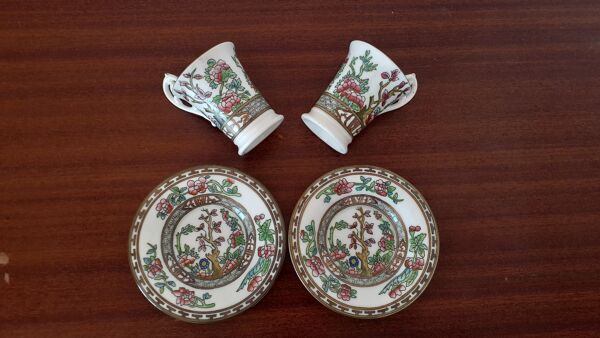 Tasses anglaises coalport ad 1750