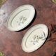 Limoges porcelain trays Jammet Seignolles Manille, set of 2