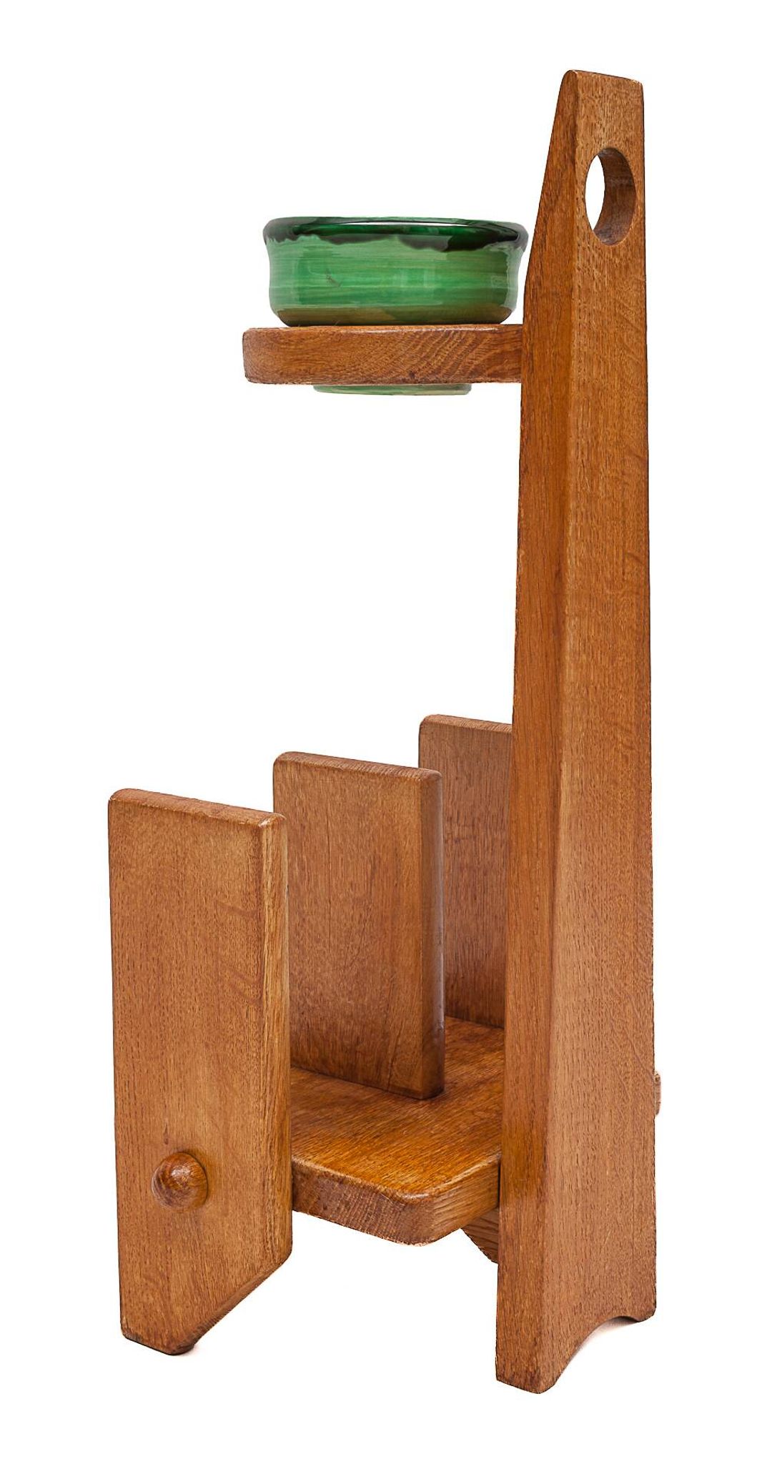 Magazine rack ashtray by Guillerme and Chambron