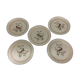 Old gien earthenware dessert plates