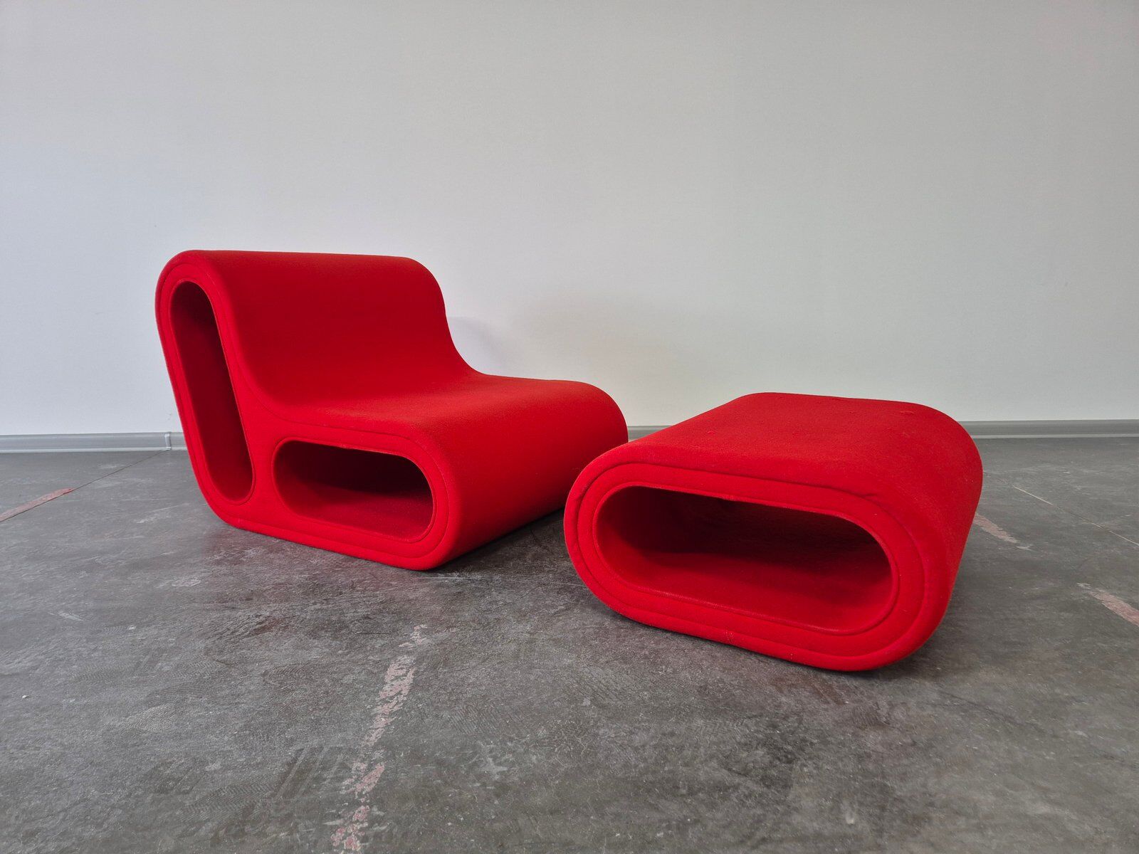 Set of Other One lounge chair with ottoman by Leif Jörgensen for Hay, 2004