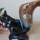 Vintage squirrel vase in flamed stoneware – 1960 - 1970
