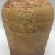 Vintage accolay ceramic vase, brutalist art, signed hubert guy