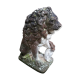Reconstructed stone lion