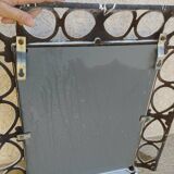 Cast iron structure mirror
