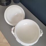 Soupière en faience émaillée Sarreguemines modèle Rouen  - compatible lave-