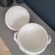 Sarreguemines glazed earthenware soup tureen, Rouen model - dishwasher safe