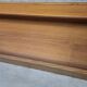 Floating long wall shelf / sideboard in teak, Denmark 1960s
