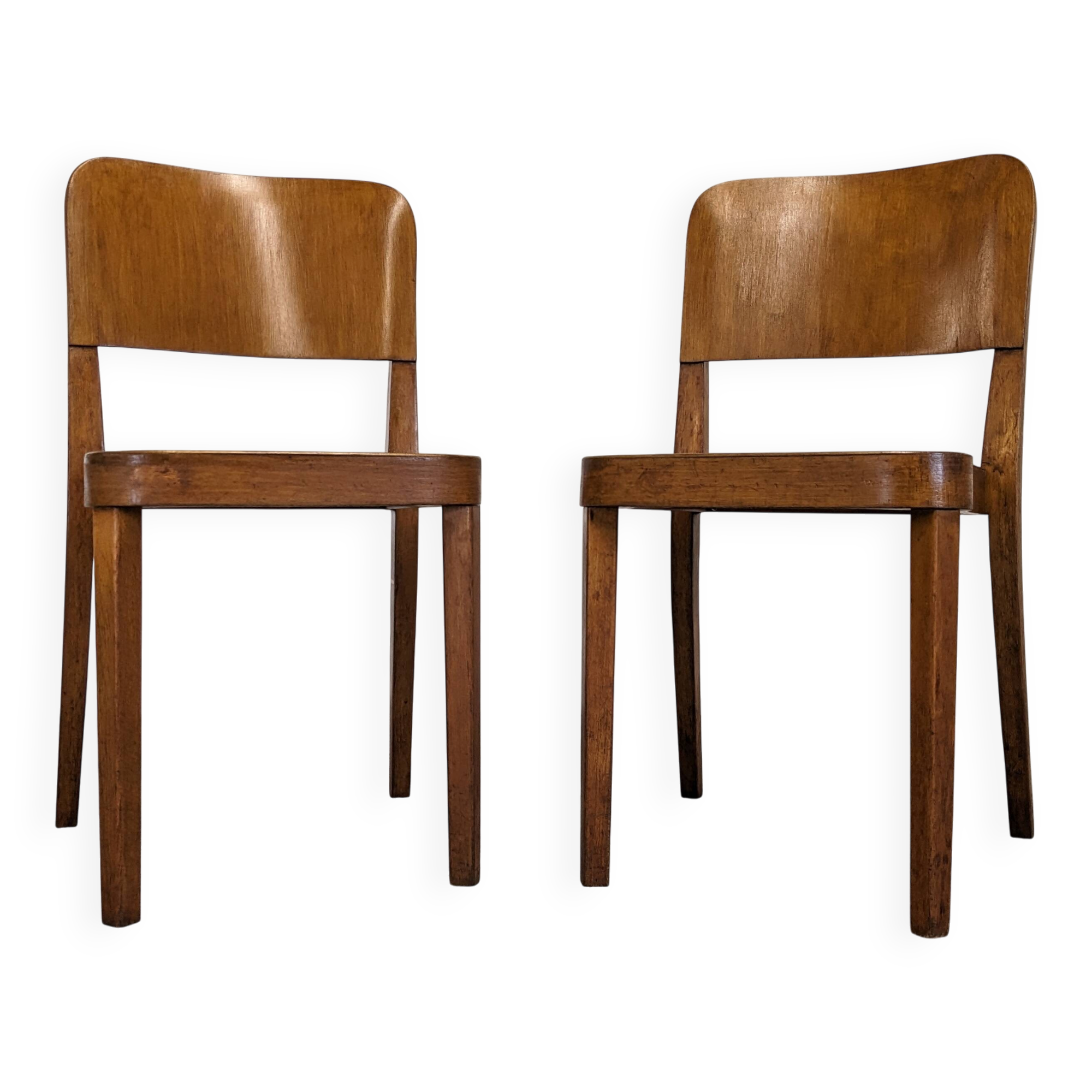 Pair of Bauhaus chairs by Ernst Haefeli for Horgen Glarus, Switzerland 1926