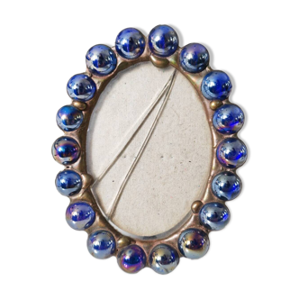 Cobalt glass frame