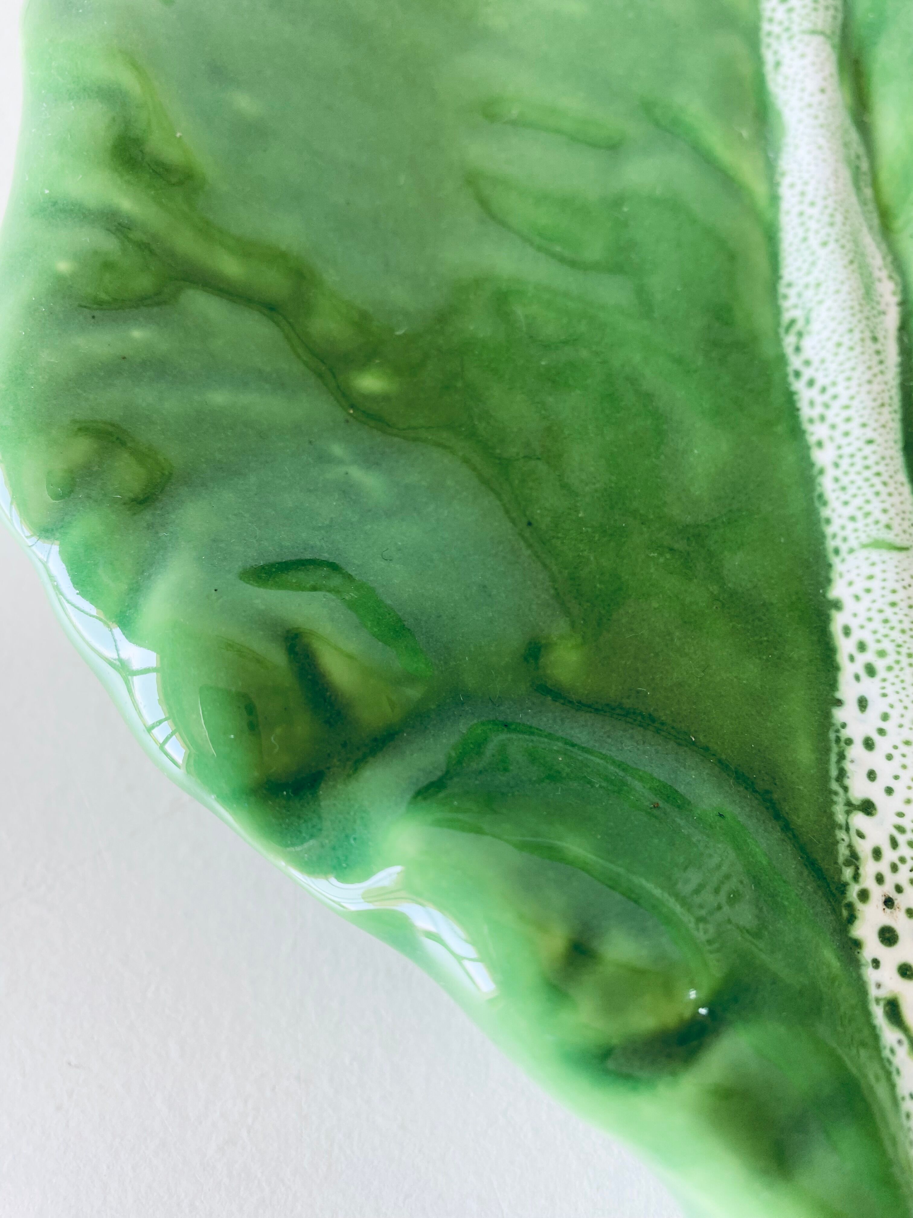 Plat ou vide poche feuille Vallauris