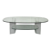 Space Age Italian modern Glass and Perspex Coffee Table, 1990s