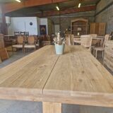 Reclaimed solid oak farmhouse table