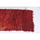 Vintage Turkish Hand-Knotted Wool Cotton Red Kilim Area Rug 94x144