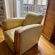 Fauteuil Hugues Chevalier – modèle Pullman – cuir & bois – Art déco