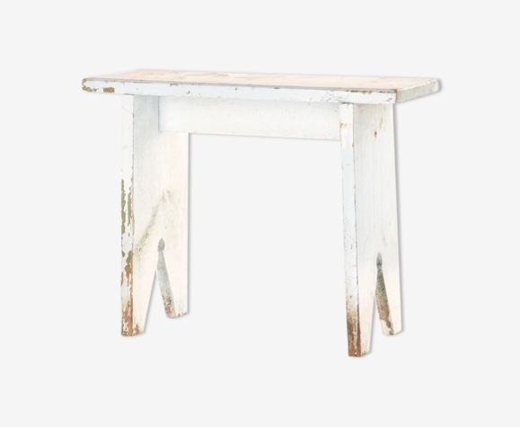 Tabouret vintage bleu