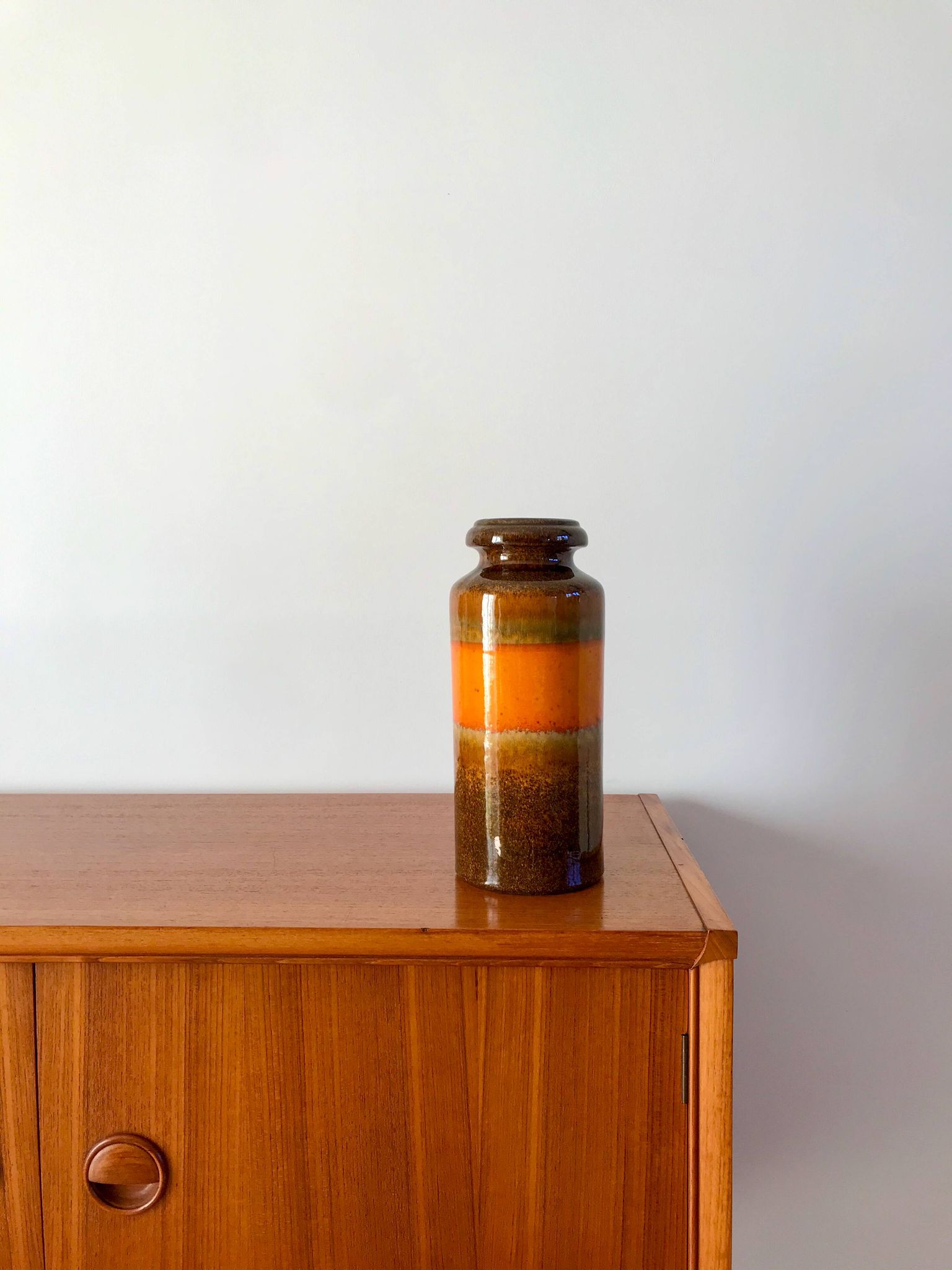 grand vase en céramique West Germany