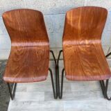 Set of 4 chairs Galvanitas S23 oak