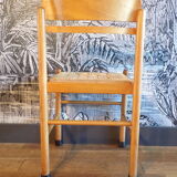 Vintage chair sitting rope