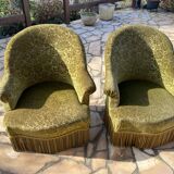 Set of toad armchairs