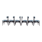 Set of 6 S3 chairs designed by Alfred Hendrickx for Belform, 1950s