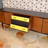 Scandinavian sideboard & vintage revamped teak