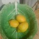 Vintage cabbage decorated earthenware salad bowl