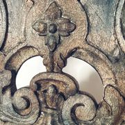Pair of Louis XIII style chairs in patinated solid oak – piece