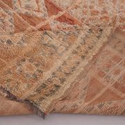 Peach Vintage Moroccan Rug 164 x 376 cm - Berber Wool Rug - Handmade Rug