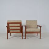 Danish 'Borneo' seats designed by Sven Ellekaer for Komfort, 1960s
