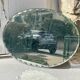 Vintage beveled mirror with mercury