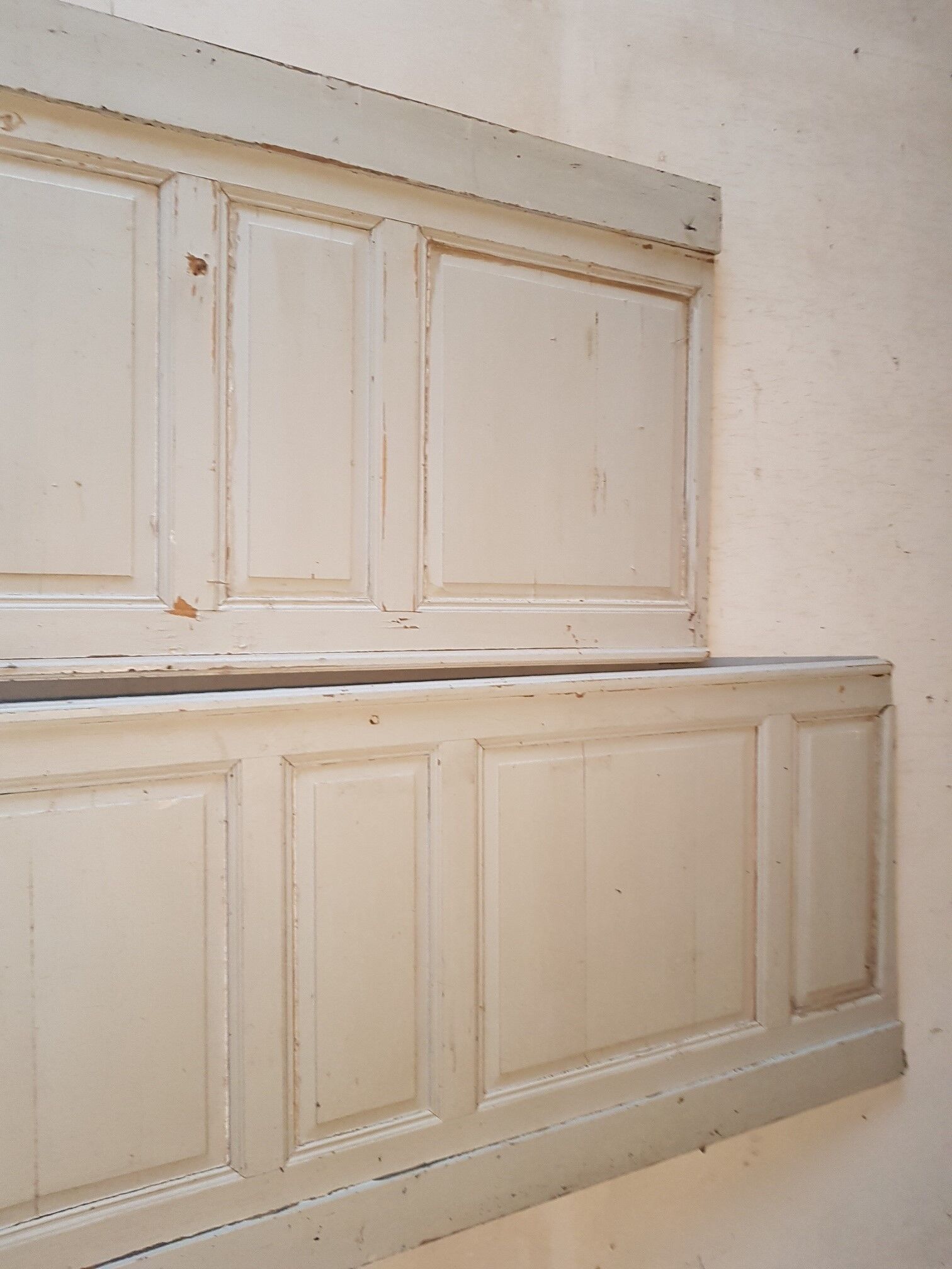 Lot de 3 boiseries murales de soubassement XIXème