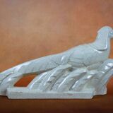 Art Deco pheasant in glazed earthenware by Louis Fontinelle - 1930s