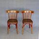 2 FISCHEL Bistrot chairs No. 89 1/2, 1932 wooden seat