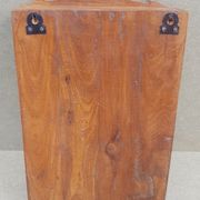 Medicine cabinet wall display case in ancient Burmese teak