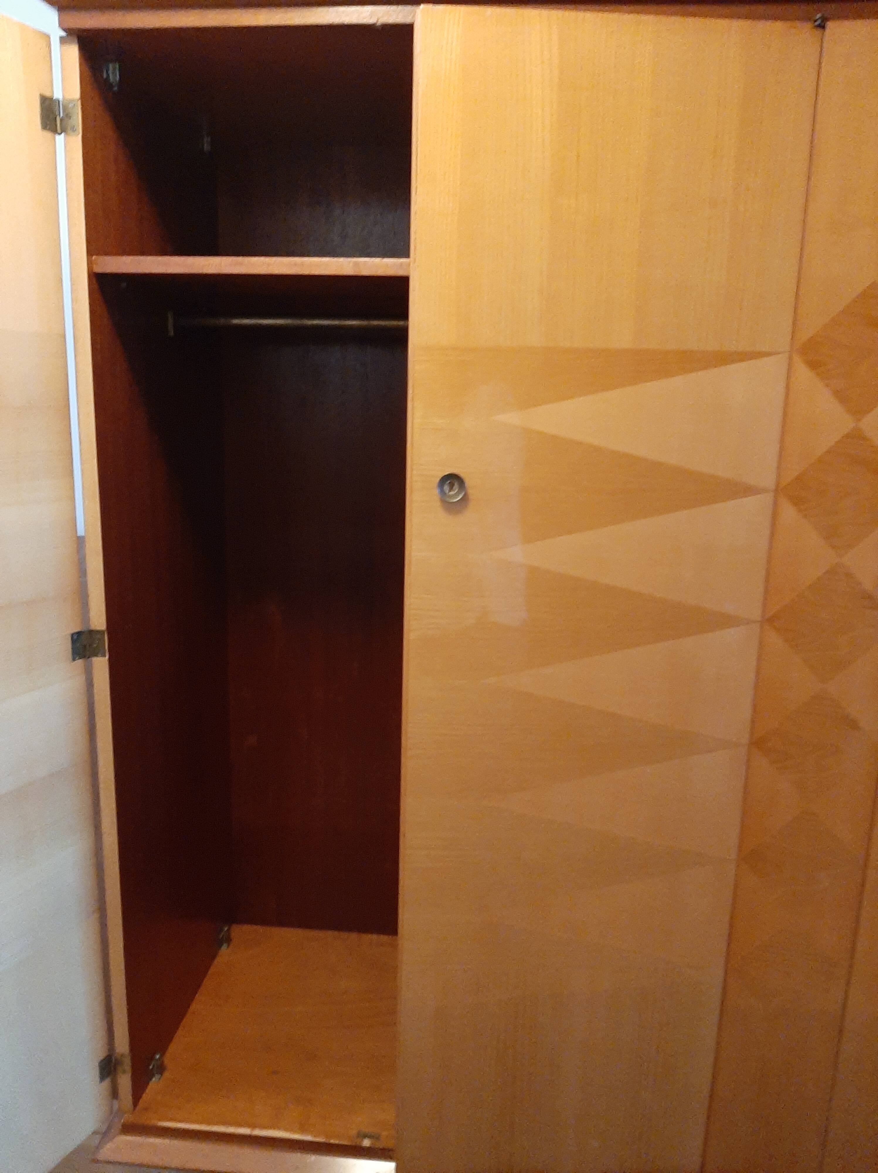 Vintage lacquered wood closet