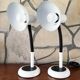 Pair of identical desk or bedside lamps 1970