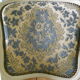 Louis XV-style convertible armchair lined with velvet effect