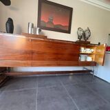 1960s vintage sideboard measuring 240 cm in rosewood